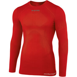 Vêtements Sweatshirt com capuz 146 Errea Maglia Termica  Davor Ml Jr Rosso Rouge