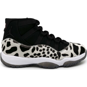 Chaussures Femme Baskets mode Nike Sneakers  Jordan11 Animal Instint Nero Noir