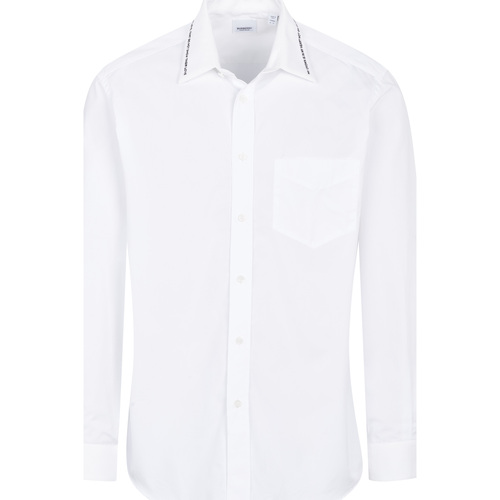 Vêtements Homme Chemises manches longues graphic Burberry Chemise Blanc