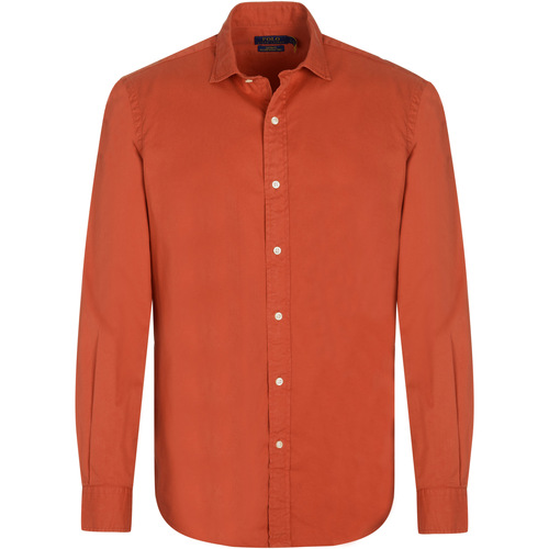 Vêtements Homme Chemises manches longues Ralph Lauren Chemise Orange