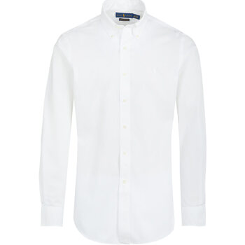 Vêtements Homme T-shirts manches longues Ralph Lauren Chemise Blanc