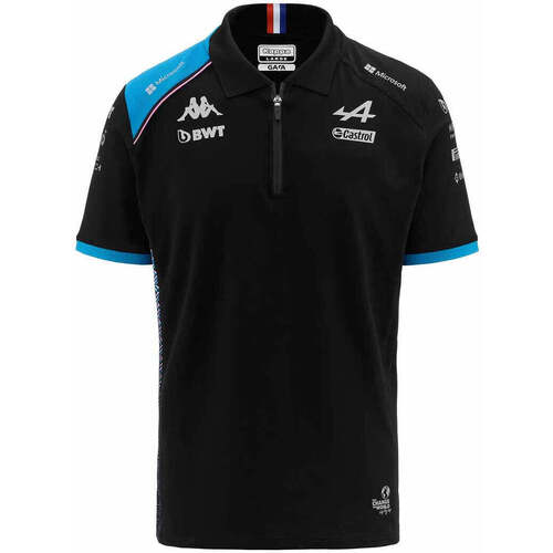 Vêtements Homme T-shirts & Polos Kappa Polo Acrem BWT Alpine F1 Team 2023  Noir Noir