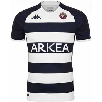 Vêtements Garçon T-shirts manches courtes Kappa Maillot Kombat Third UBB Rugby 22/23 Bleu