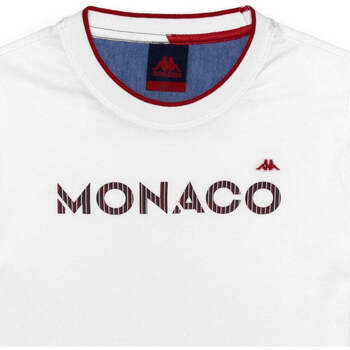 Kappa T-shirt  Alize Robe di  - As Monaco 2023 Blanc