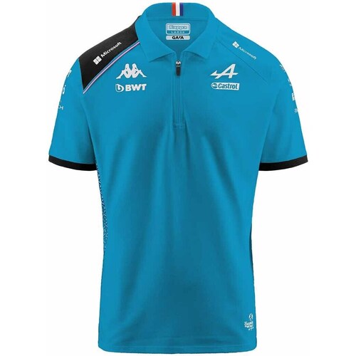 Vêtements Homme T-shirts & Polos Kappa Polo Acrem BWT Alpine F1 Team 2023  Bleu Bleu