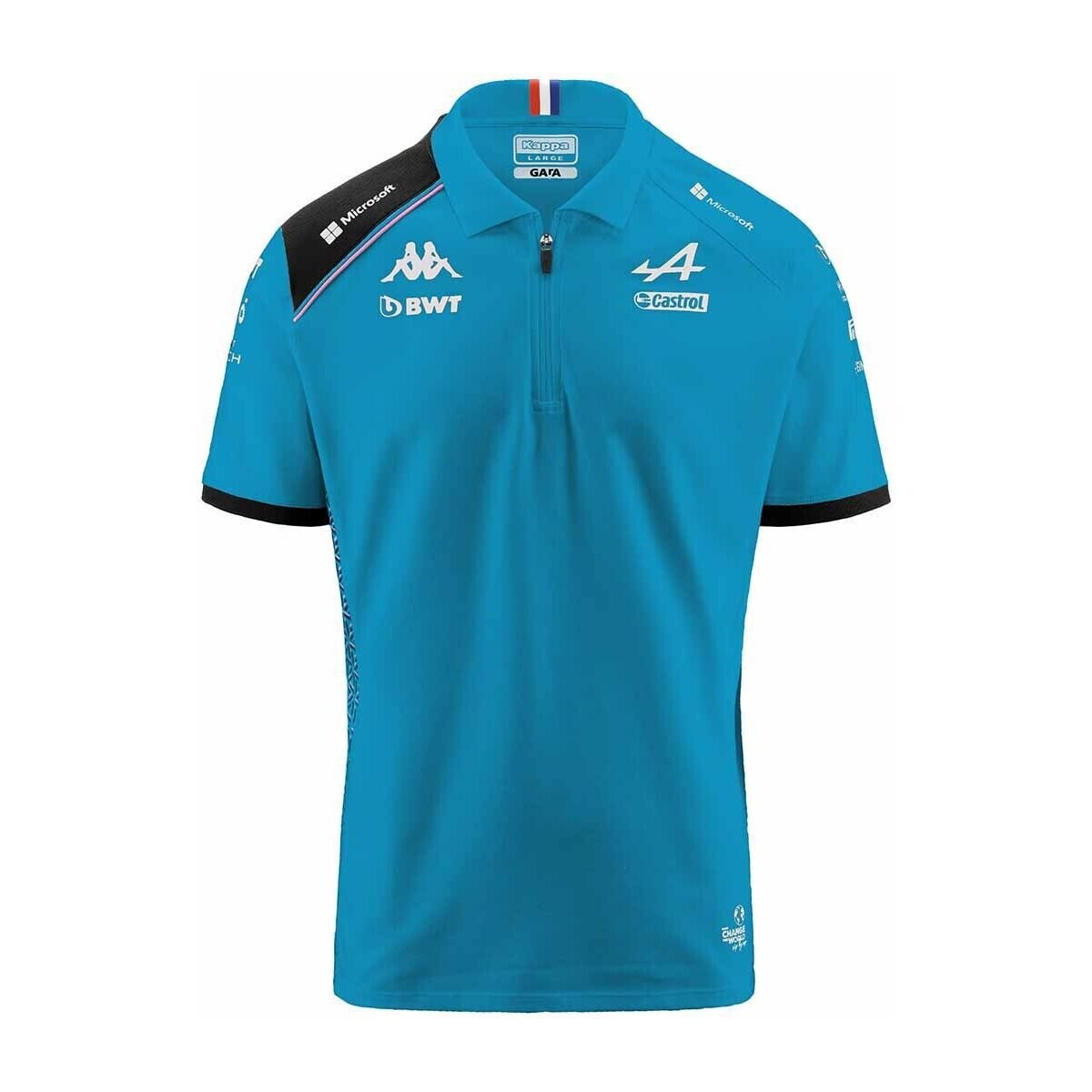 Vêtements Garçon T-shirts & Polos Kappa Polo Acrem BWT Alpine F1 Team 2023  Bleu Bleu