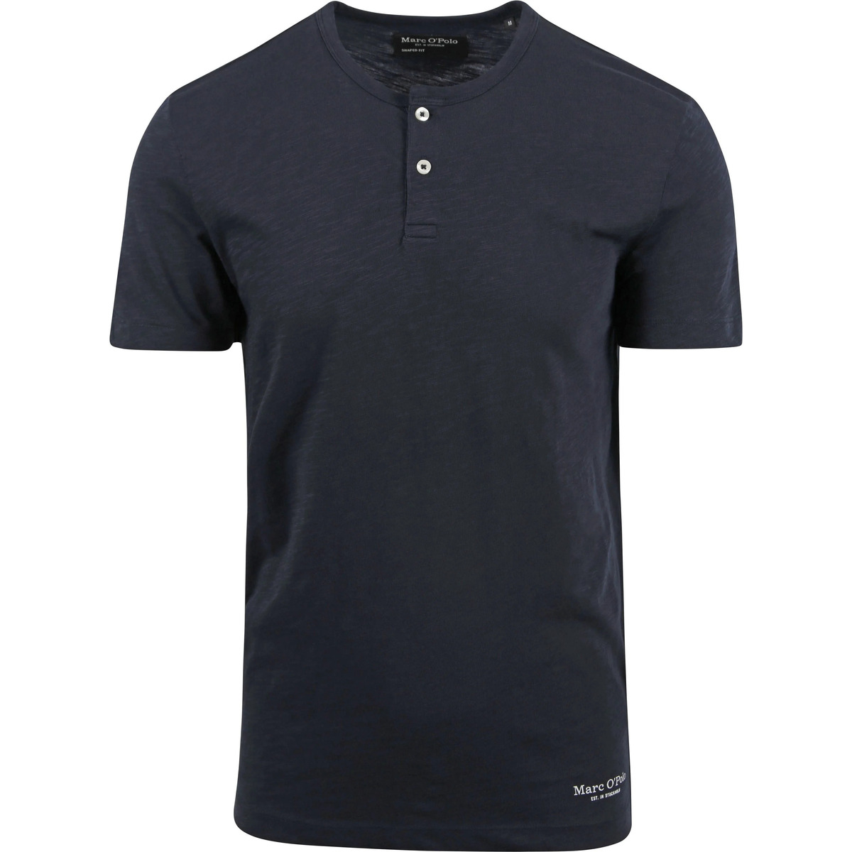 Vêtements Homme T-shirts & Polos Marc O'Polo Joma T-Shirt Slub Marine Bleu