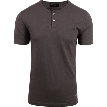 Vêtements Homme T-shirts & Polos Marc O'Polo navy T-Shirt Slub Marron Marron