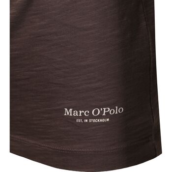 Marc O'Polo T-Shirt Slub Marron Marron