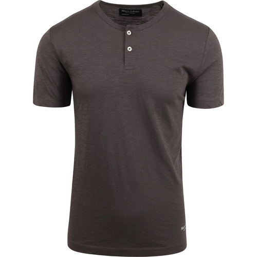 Vêtements Homme T-shirts & Polos Marc O'Polo withe T-Shirt Slub Marron Marron