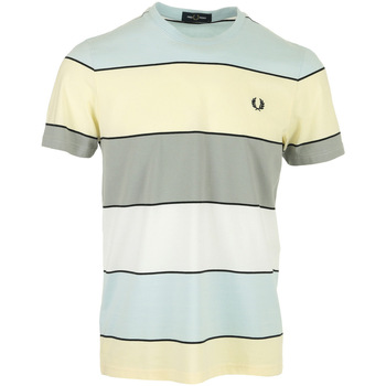 Vêtements Homme T-shirts manches courtes Fred Perry Bold Stripe Jaune