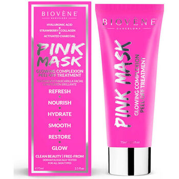 Beauté Démaquillants & Nettoyants Biovène Pink Mask Glowing Complexion Peel-off Treatment 