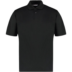 Short sleeve polo shirt in cotton piqué knit with embroidered logo
