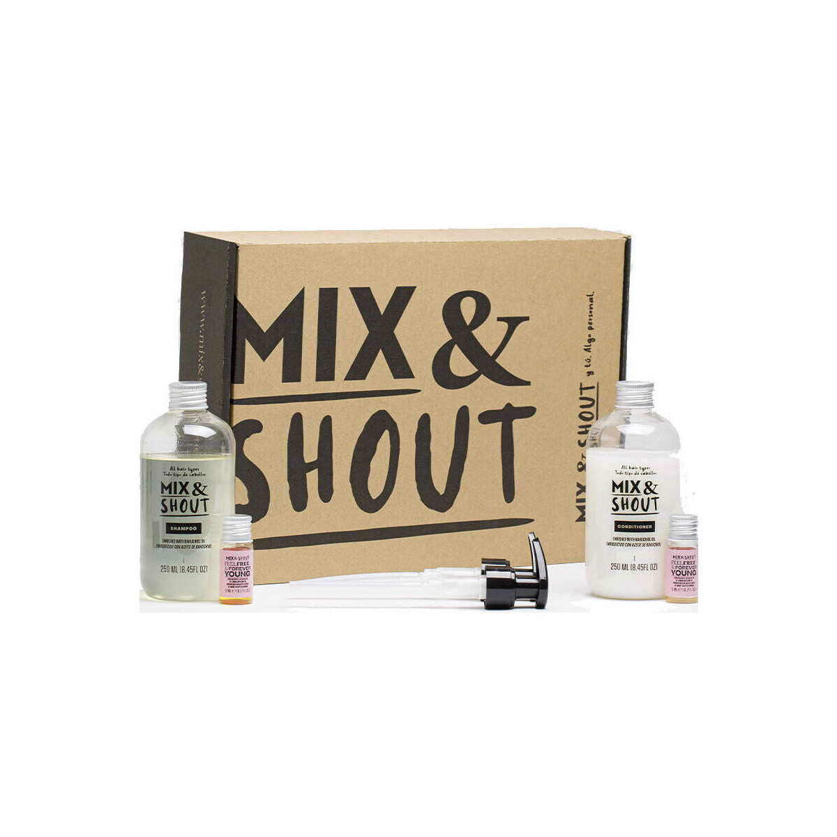 Beauté Shampooings Mix & Shout Routine Renforcement Lot 