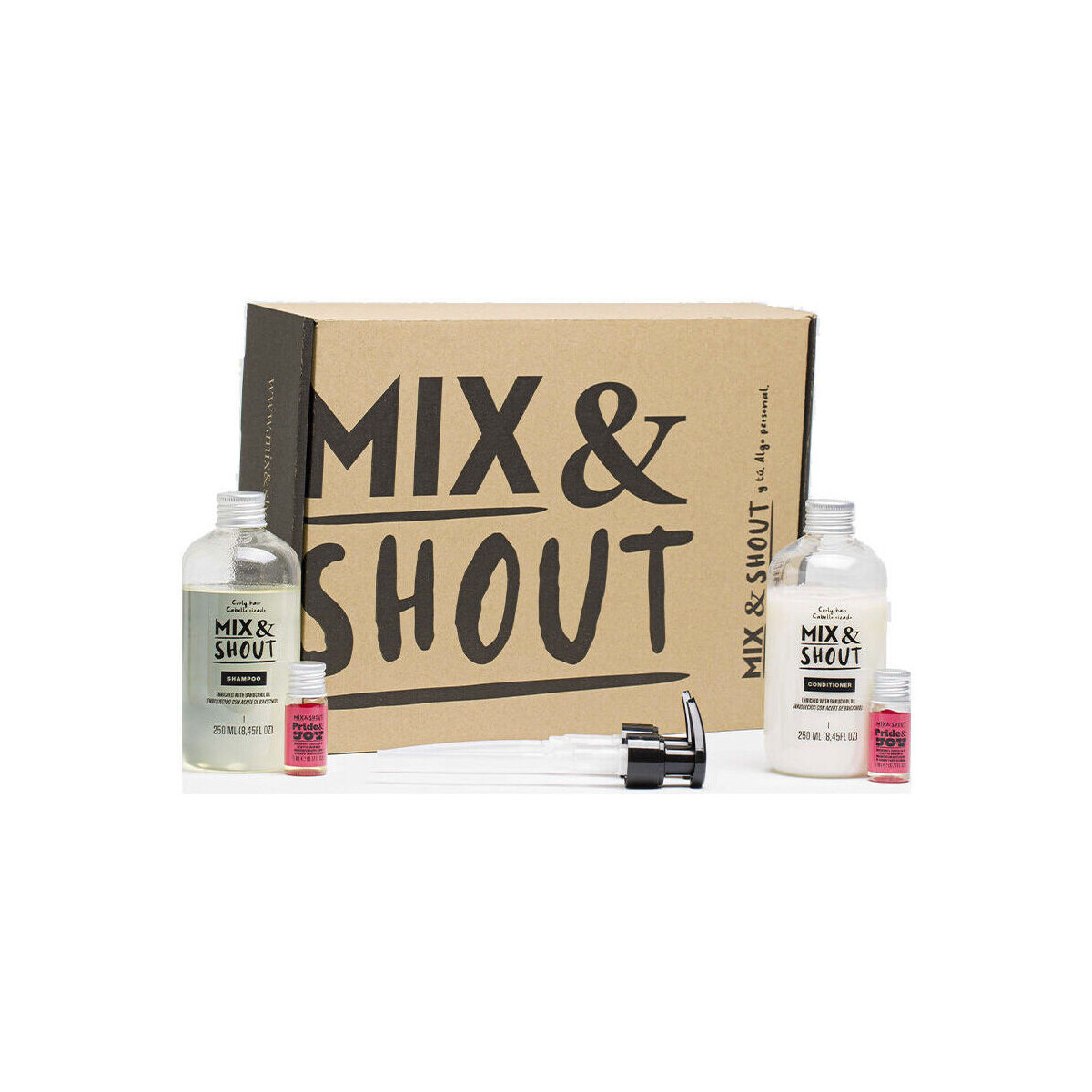 Beauté Shampooings Mix & Shout Routine Bouclée Équilibrante Lot 