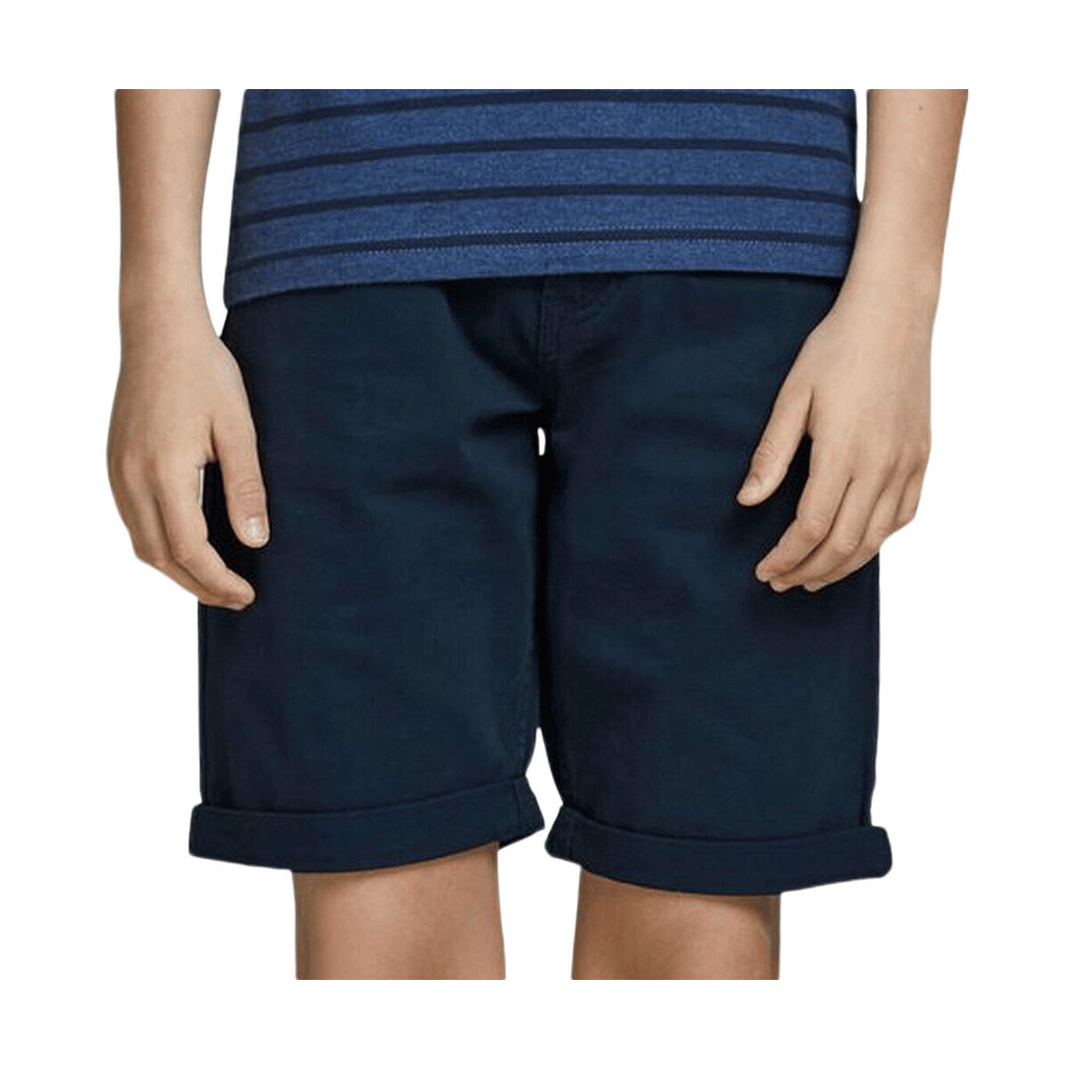 Vêtements Garçon drawstring Shorts / Bermudas Jack & Jones 12237202 Bleu