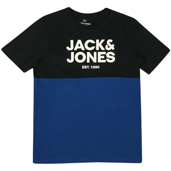Vêtements Enfant official official cash money t shirt Jack & Jones 12237300 Bleu