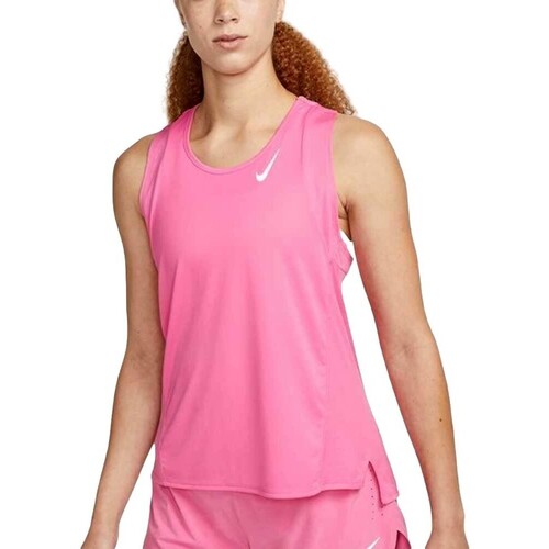 Vêtements Femme Débardeurs / T-shirts sans manche Nike CAMISETA TIRANTES MUJER  DRI-FIT RACE DD5940 Rose