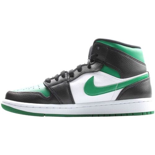 Chaussures Homme Baskets montantes Nike AIR  1 MID Vert