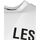 Vêtements Homme T-shirts manches courtes Les Hommes LF224300-0700-1009 | Grafic Print Blanc