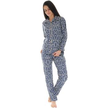 Vêtements Femme Pyjamas / Chemises de nuit Pilus PYJAMA BLEU TELIA Bleu