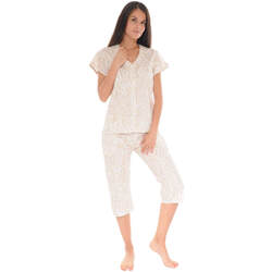 Vêtements Femme Pyjamas / Chemises de nuit Pilus YLEANA Beige