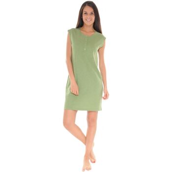 Vêtements Femme Pyjamas / Chemises de nuit Christian Cane ROBE D'ETE VERT VIDIANE Vert