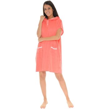 Vêtements Femme Pyjamas / Chemises de nuit Christian Cane KIMONO COURT ORANGE VAHINE Orange