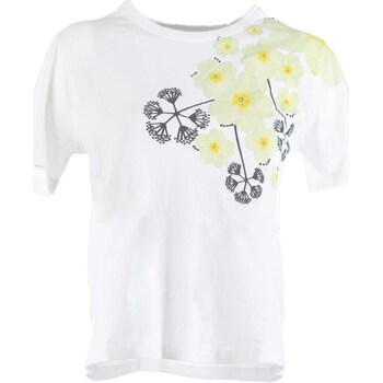 Vêtements Femme T-shirts & Polos Bomboogie Primrose Print Shoulder Placement Blanc