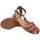 Chaussures Femme Multisport Duendy Sandale femme  3533 cuir Argenté