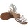 Chaussures Femme Multisport Duendy Sandale femme  3533 blanc Blanc