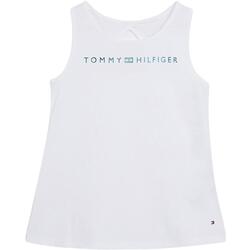 Vêtements Fille Chemises / Chemisiers Tommy Hilfiger  Blanc