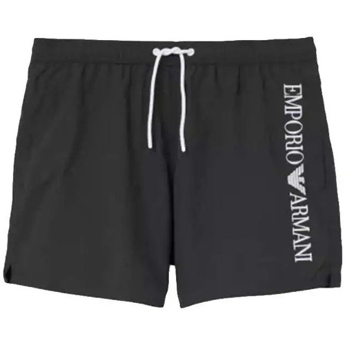 Vêtements Homme Maillots / Shorts de kologisk Emporio Armani Logo brodé Noir