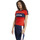Vêtements Femme zapatillas de running Reebok 10k blancas TE Linear Logo Detail Tee Rouge