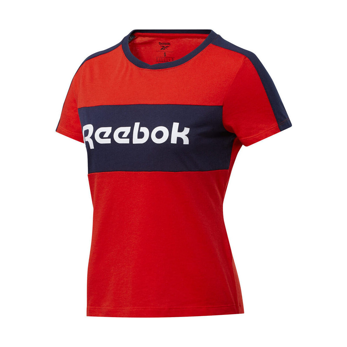Vêtements Femme zapatillas de running Reebok 10k blancas TE Linear Logo Detail Tee Rouge