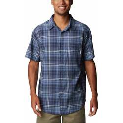 Vêtements Homme Chemises manches longues Columbia Under Exposure YD Short Sleeve Shirt Marine
