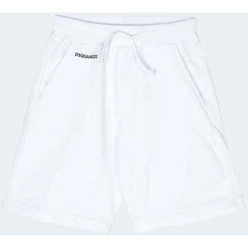 Vêtements Garçon Shorts / Bermudas Dsquared  Blanc