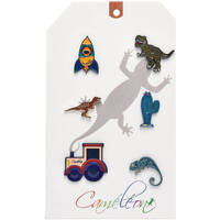 Running / Trail Enfant Stickers Cameleon Lots de 6 pin's VINTAGE PIN'S 709-VIP-PINS Multicolore