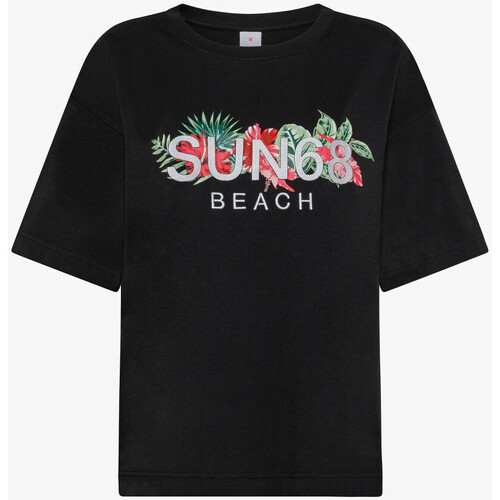 Vêtements Femme T-shirts & Polos Sun68  Noir