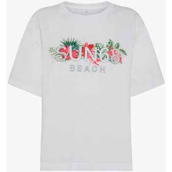 Vêtements Femme T-shirts & Polos Sun68  Blanc