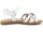 Chaussures Fille Sandales et Nu-pieds NeroGiardini Porto Bianco Nappa Pandora Proven Savana Celadon T Blanc