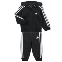 Vêtements Enfant Ensembles enfant Adidas Sportswear 3S FZ FL JOG Noir / Blanc