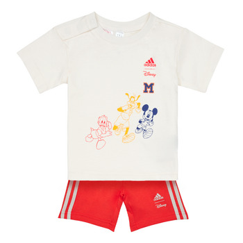 Vêtements Enfant Ensembles enfant Adidas Sportswear DY MM T SUMS Blanc / Rouge