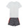 Vêtements Garçon Ensembles enfant Adidas Sportswear LB DY SM T SET Blanc / Rouge