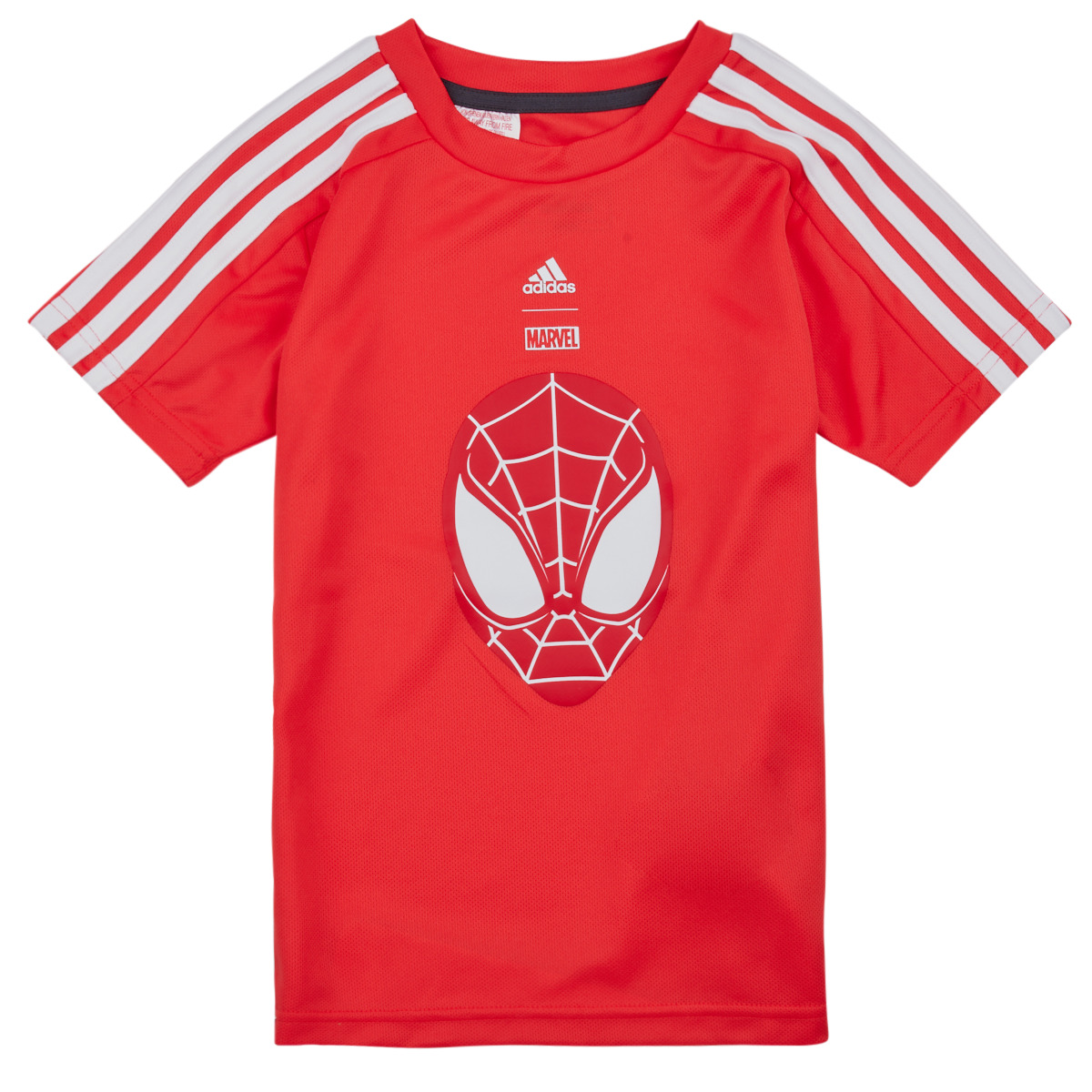 Vêtements Garçon T-shirts manches courtes Adidas MID Sportswear LB DY SM T Rouge / Blanc