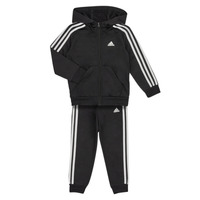 Vêtements Garçon Ensembles de survêtement Adidas football Sportswear LK 3S SHINY TS Noir / Blanc