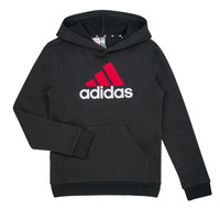 Vêtements Garçon Sweats Adidas Sportswear BL 2 HOODIE Noir / Rouge / Blanc