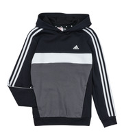 Vêtements Garçon Sweats features adidas Sportswear 3S TIB FL HD Noir / Blanc / Gris