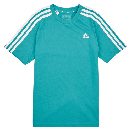 Vêtements Enfant T-shirts manches courtes Adidas Sportswear 3S TEE Blanc / Multicolore