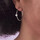 Montres & Bijoux Femme Boucles d'oreilles Agatha Ruiz de la Prada Boucles d'oreilles créoles  Beloved argent Blanc